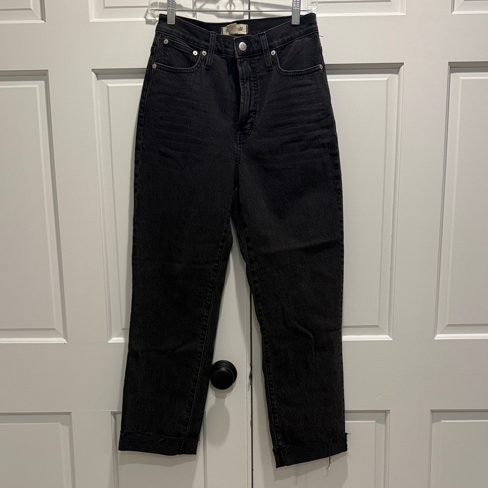 Madewell Women's Black Straight Leg Jeans